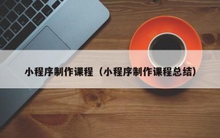 儋州小程序制作课程（小程序制作课程总结）