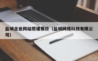 儋州盐城企业网站搭建报价（盐城网络科技有限公司）