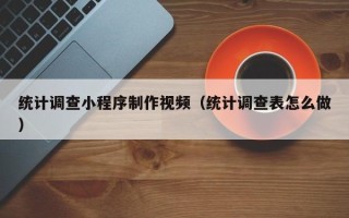 儋州统计调查小程序制作视频（统计调查表怎么做）